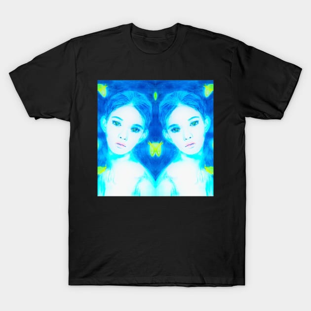 Moth Girl T-Shirt by teenamarie23art